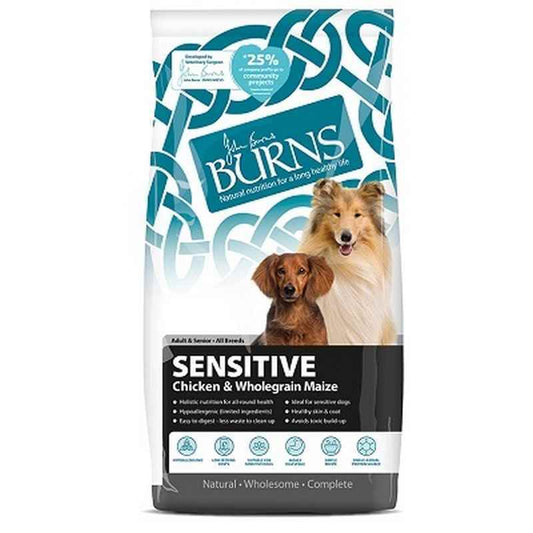 Burns Sensitive Chicken & Wholegrain Maize 2kg Burns