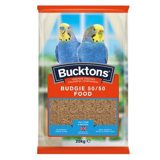 Bucktons 50/50 Budgie Food 20kg Bucktons