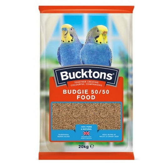 Bucktons 50/50 Budgie Food 20kg Bucktons