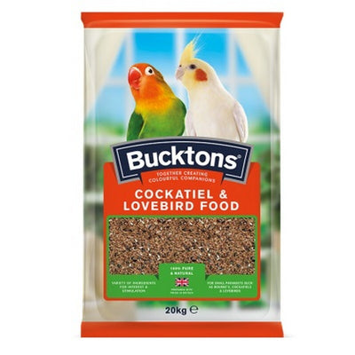 Bucktons Cockatiel & Lovebird Mix 20kg Bucktons