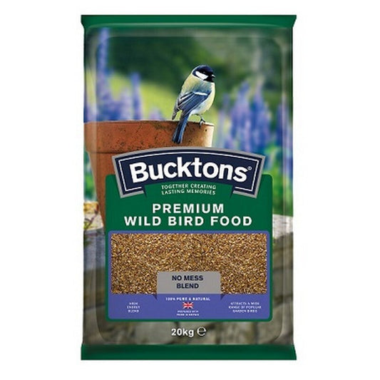 Bucktons Premium Wild Bird Seed Mix 20kg Bucktons