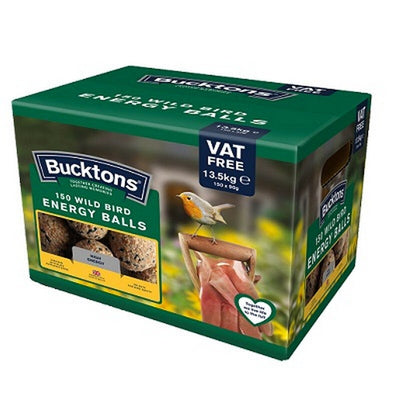Bucktons Energy Suet Balls x 150 VAT Free Bucktons