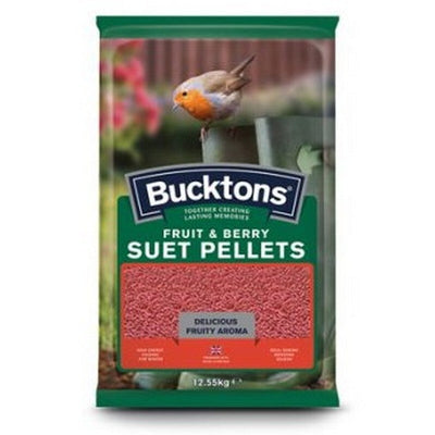 Bucktons Fruit & Berry Suet Pellets 12.55kg Bucktons