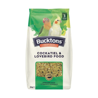 Bucktons Cockatiel & Lovebird Mix 2kg Bucktons