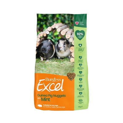 Burgess Excel Guinea Pig Mint Nuggets 10kg Burgess Excel