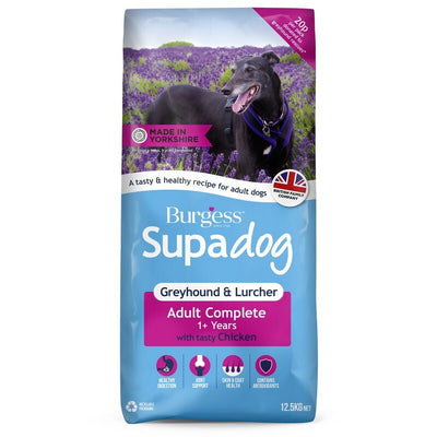 Burgess Supadog Greyhound & Lurcher Rich in Chicken 12.5kg Burgess