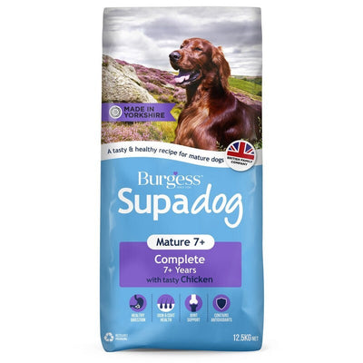 Burgess Supadog Mature Dog Rich in Chicken 12.5kg Burgess
