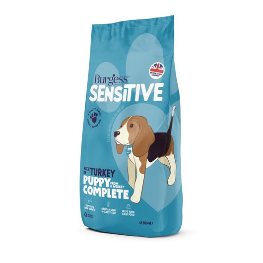 Burgess Sensitive Puppy Turkey 12.5kg Burgess