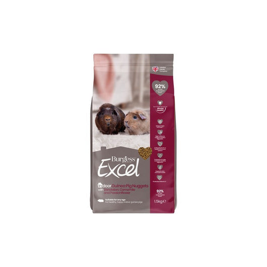 Burgess Excel Indoor Guinea Pig Nuggets 1.5kg x 4 Burgess Excel