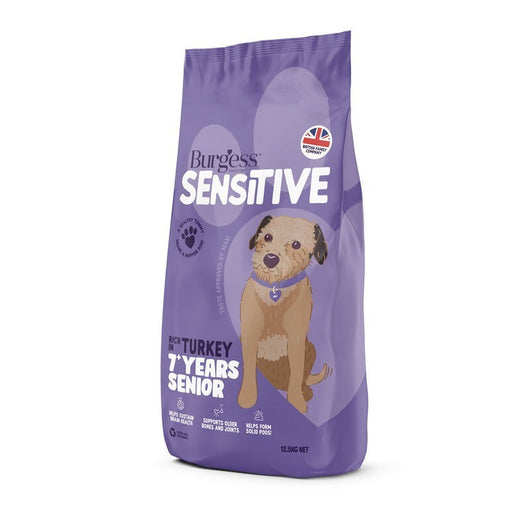 Burgess Sensitive Senior 7+ Turkey 12.5kg Burgess