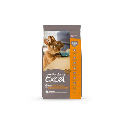 Burgess Excel Indoor Rabbit Nuggets 1.5kg x 4 Burgess Excel
