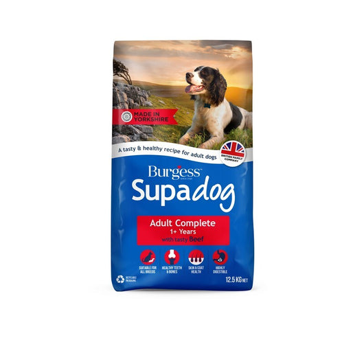 Burgess Supadog Adult with Tasty Beef 12.5kg Burgess