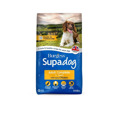 Burgess Supadog Adult with Tasty Chicken 12.5kg Burgess