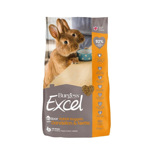 Burgess Excel Indoor Rabbit Nuggets 10kg Burgess Excel