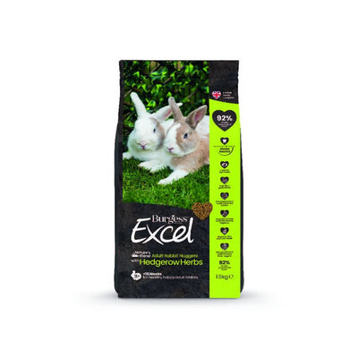 Burgess Excel Rabbit Natures Blend 1.5kg x 4 Burgess Excel