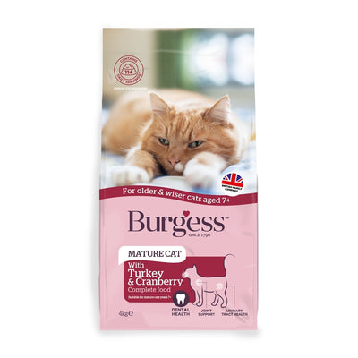 Burgess Mature Cat Turk&Cranberry 4 kg Burgess