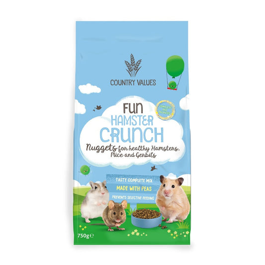 Country Value Hamster Crunch Nugg 750g x 3 Country Valu