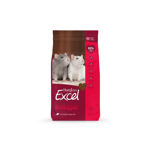 Burgess Excel Rat Nuggets 1.5kg x 4 Burgess Excel