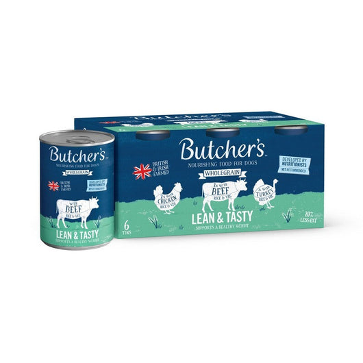 Butchers Wholegrain Lean & Tasty Tins 390g x 6 x 4 Butcher's