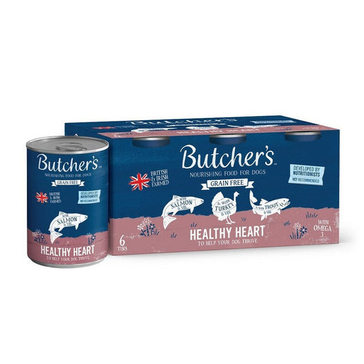Butchers Grain Free Healthy Heart Tins 390g x 6 x 4 Butcher's