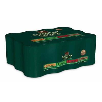 Gelert Country Choice Variety in Jelly Dog Food 400g x 12 Gelert