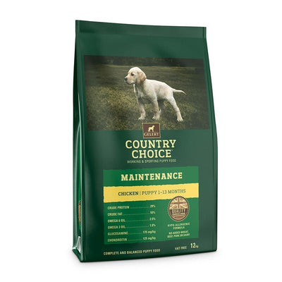 Gelert Country Choice Puppy Maintenance Chicken 12kg Gelert
