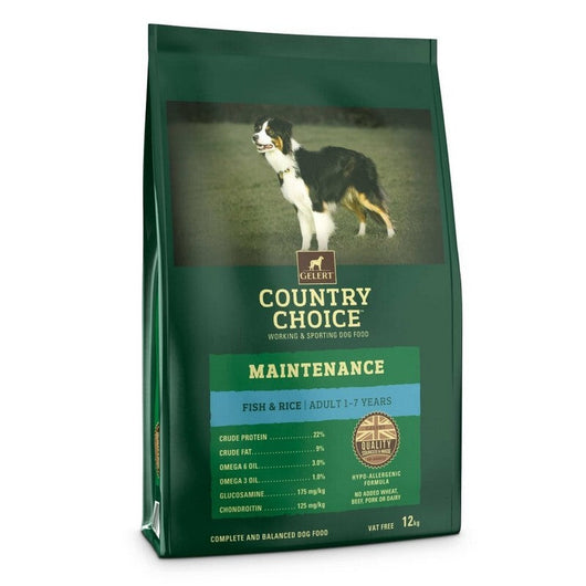 Gelert Country Choice Adult Maintenance Fish 12kg Gelert