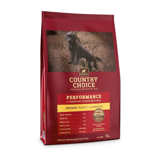 Gelert Country Choice Puppy Performance Chicken 12kg Gelert