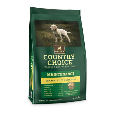 Gelert Country Choice Puppy Maintenance Chicken 2kg x 4 Gelert