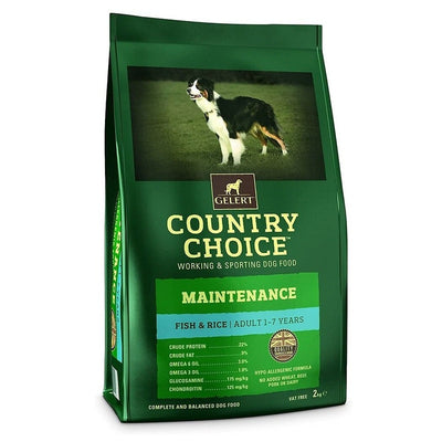 Gelert Country Choice Adult Maintenance Fish & Rice 2kg x 4 Gelert
