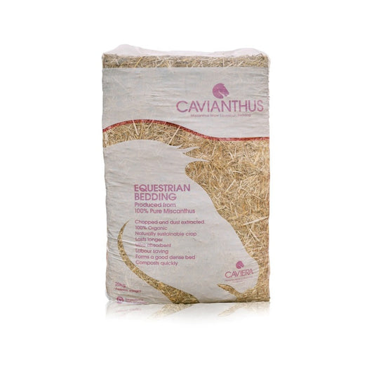 Caviera Cavianthus Miscanthus Straw Bedding 20kg Caviera