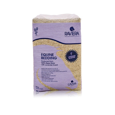 Raviera Rape Straw Bedding with Lavender 20kg Caviera