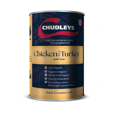 Chudleys Chick Turkey Liver Wet 395g x 12 Chudleys