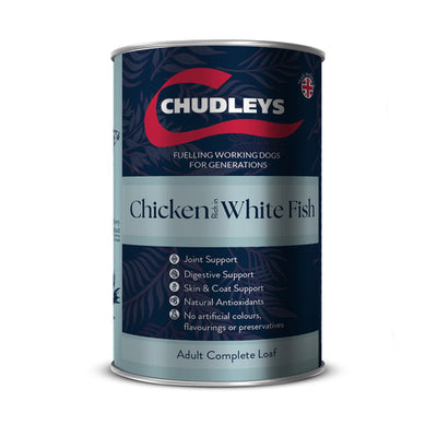 Chudleys Chick White Fish Wet 395g x 12 Chudleys