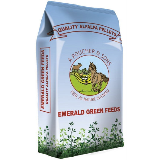 Emerald Green Feeds Alfalfa Pellets 20kg Emerald Green Feeds