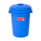 Red Gorilla Bin with Clip Lid Blue 50 litre