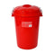 Red Gorilla Bin with Clip Lid Red 80 litre