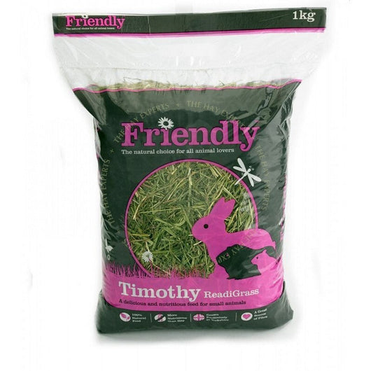 Friendly Timothy Readigrass 1kg x 4 Friendly