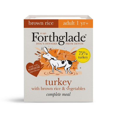 Forthglade Adult Complete Turkey Trays 395g x 18 Forthglade