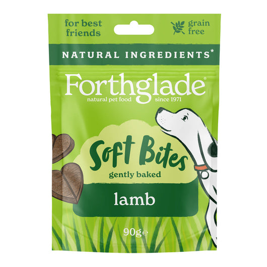 Forthglade Natural Soft Bites Lamb Treats 90g x 8 Forthglade