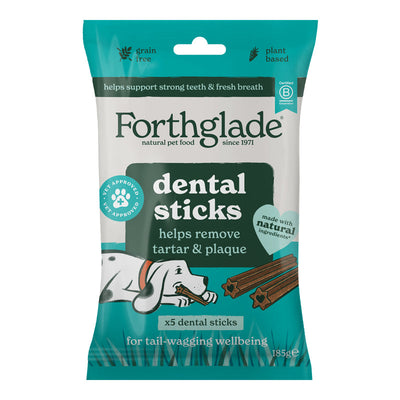 Forthglade Dental Grain Free Sticks 185g (5 Sticks) x 10 Forthglade