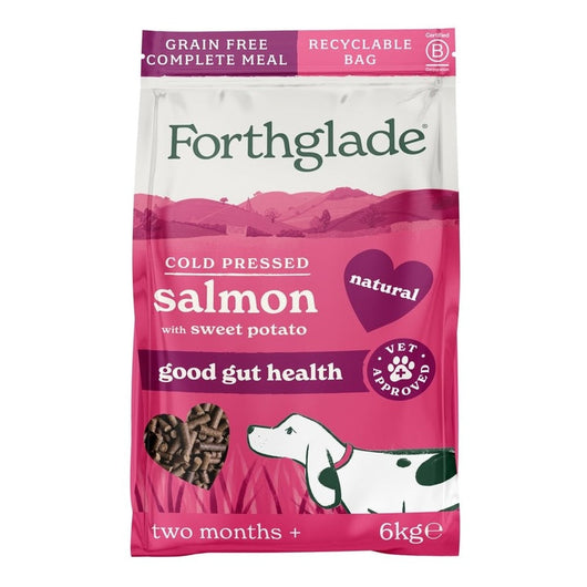 Forthglade Adult Cold Pressed Grain Free Salmon with Sweet Potato 6kg Forthglade
