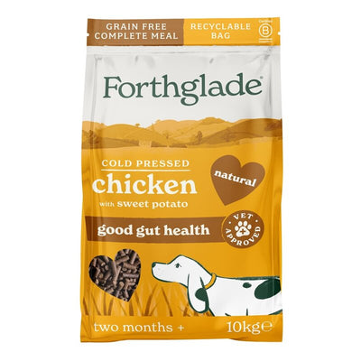 Forthglade Adult Cold Pressed Grain Free Chicken with Sweet Potato 10kg Forthglade