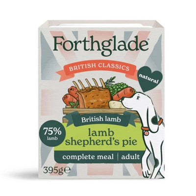 Forthglade Adult British Classic Lamb Shepherds Pie 395g x 18 Forthglade
