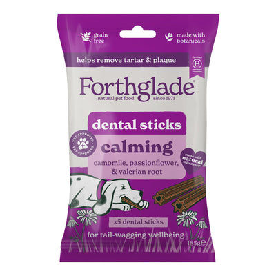 Forthglade Dental Calming Sticks 185g (5 Sticks) x 10 Forthglade