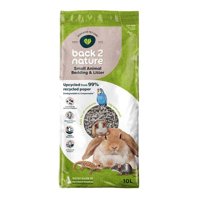 Back 2 Nature Small Animal Bedding & Litter 10L Back 2 Nature