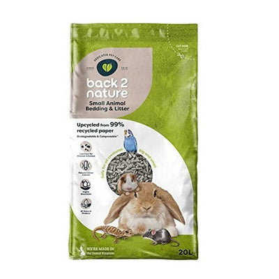 Back 2 Nature Small Animal Bedding & Litter 20L Back 2 Nature