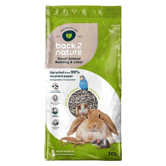 Back 2 Nature Small Animal Bedding & Litter 30L Back 2 Nature