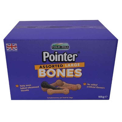 Pointer Assorted Large Biscuit Bones 10kg Pointer