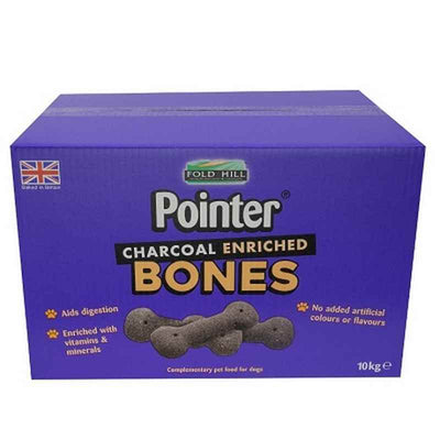 Pointer Charcoal Enriched Bones 10kg Pointer